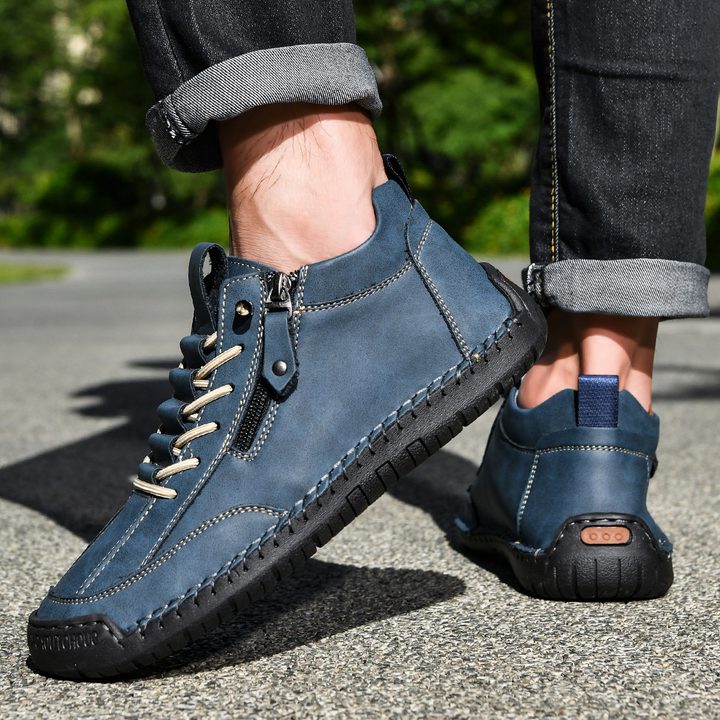MAISON LUMIÈRE | CHAUSSURES EN NABUK AVEC ZIP POUR HOMME