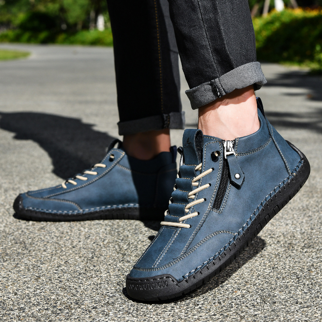 MAISON LUMIÈRE | CHAUSSURES EN NABUK AVEC ZIP POUR HOMME
