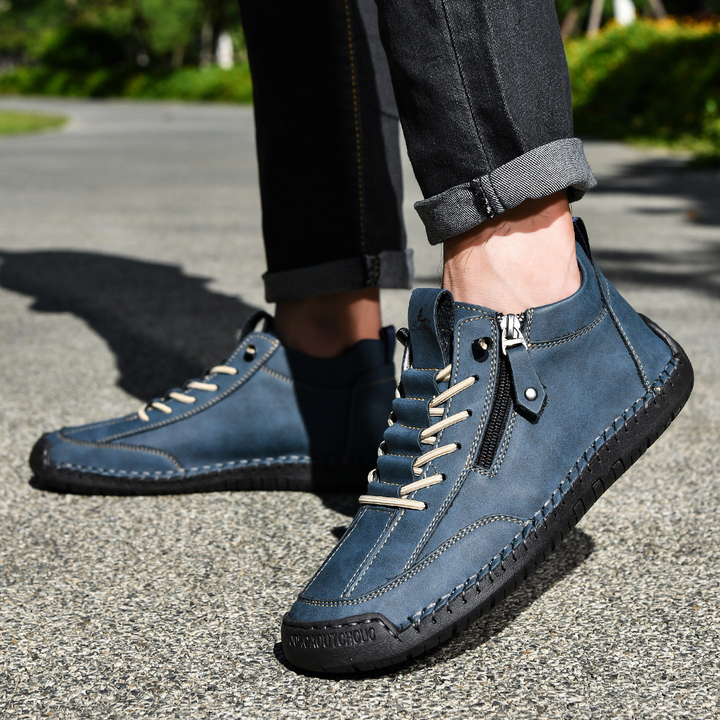 MAISON LUMIÈRE | CHAUSSURES EN NABUK AVEC ZIP POUR HOMME