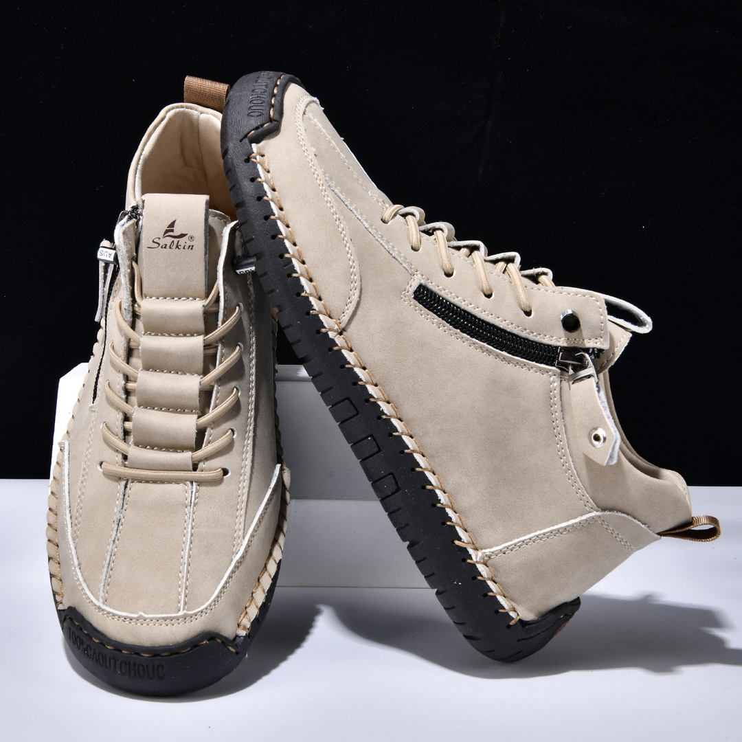 MAISON LUMIÈRE | CHAUSSURES EN NABUK AVEC ZIP POUR HOMME
