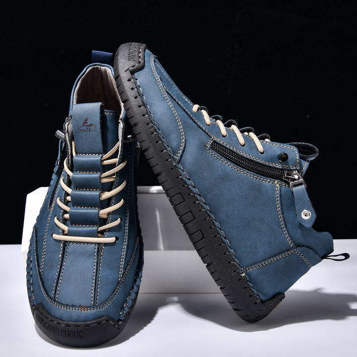 MAISON LUMIÈRE | CHAUSSURES EN NABUK AVEC ZIP POUR HOMME