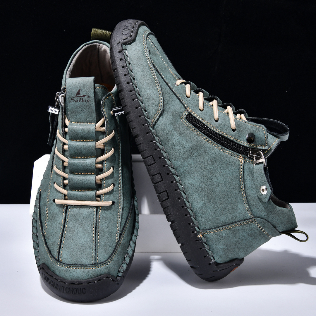 MAISON LUMIÈRE | CHAUSSURES EN NABUK AVEC ZIP POUR HOMME