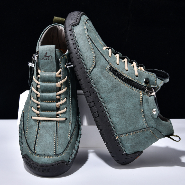 MAISON LUMIÈRE | CHAUSSURES EN NABUK AVEC ZIP POUR HOMME
