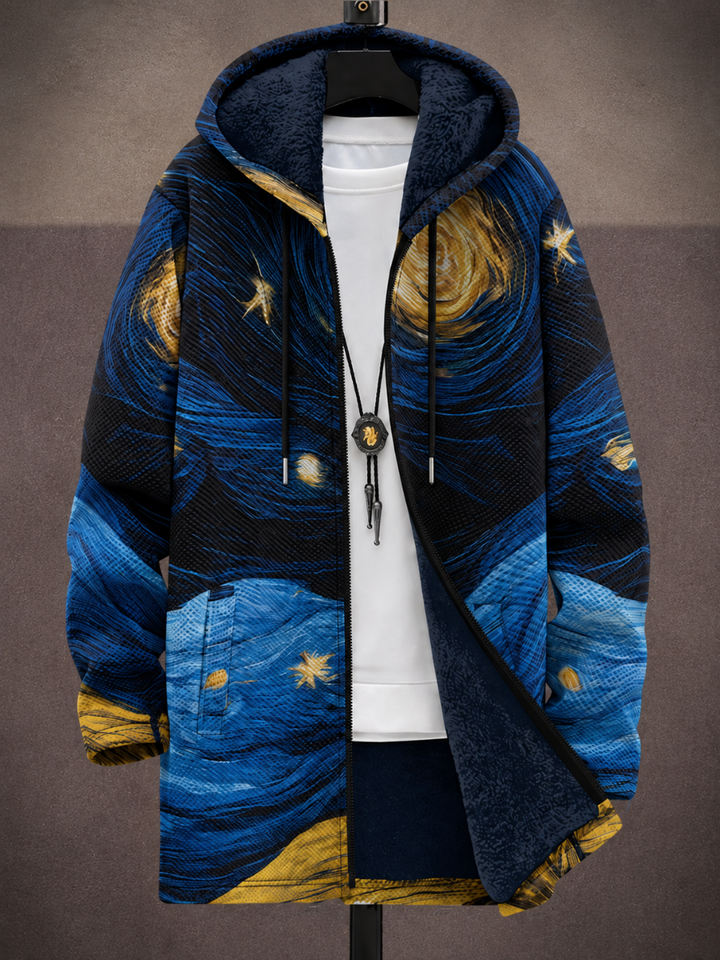 Fletcher | Cardigan artistique à capuche