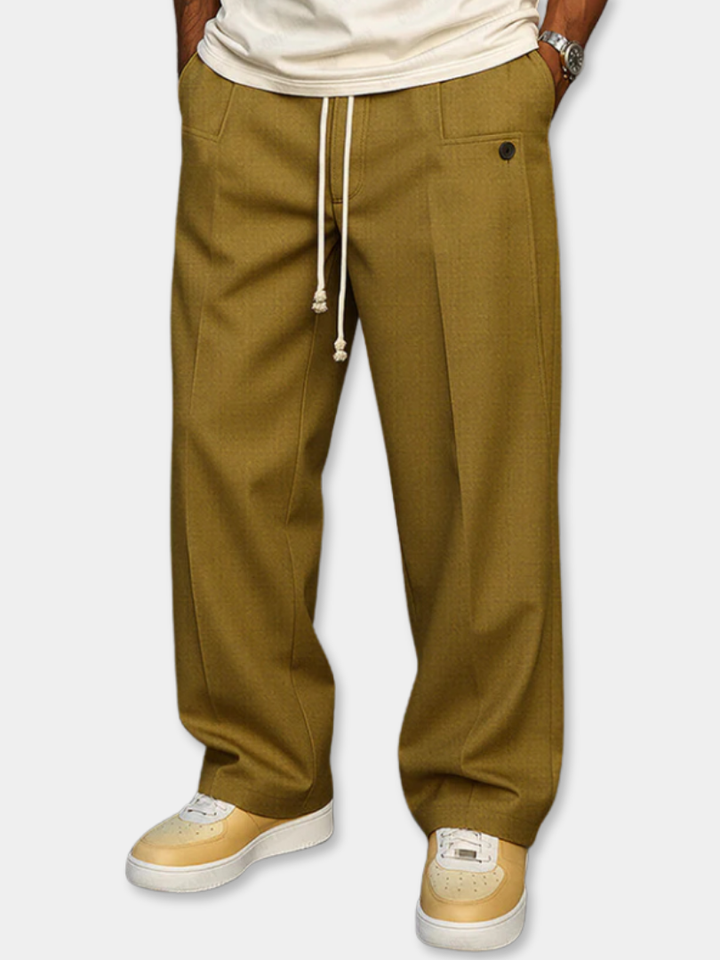 MAISON LUMIÈRE | PANTALONS ÉLÉGANTS AVEC CORDON