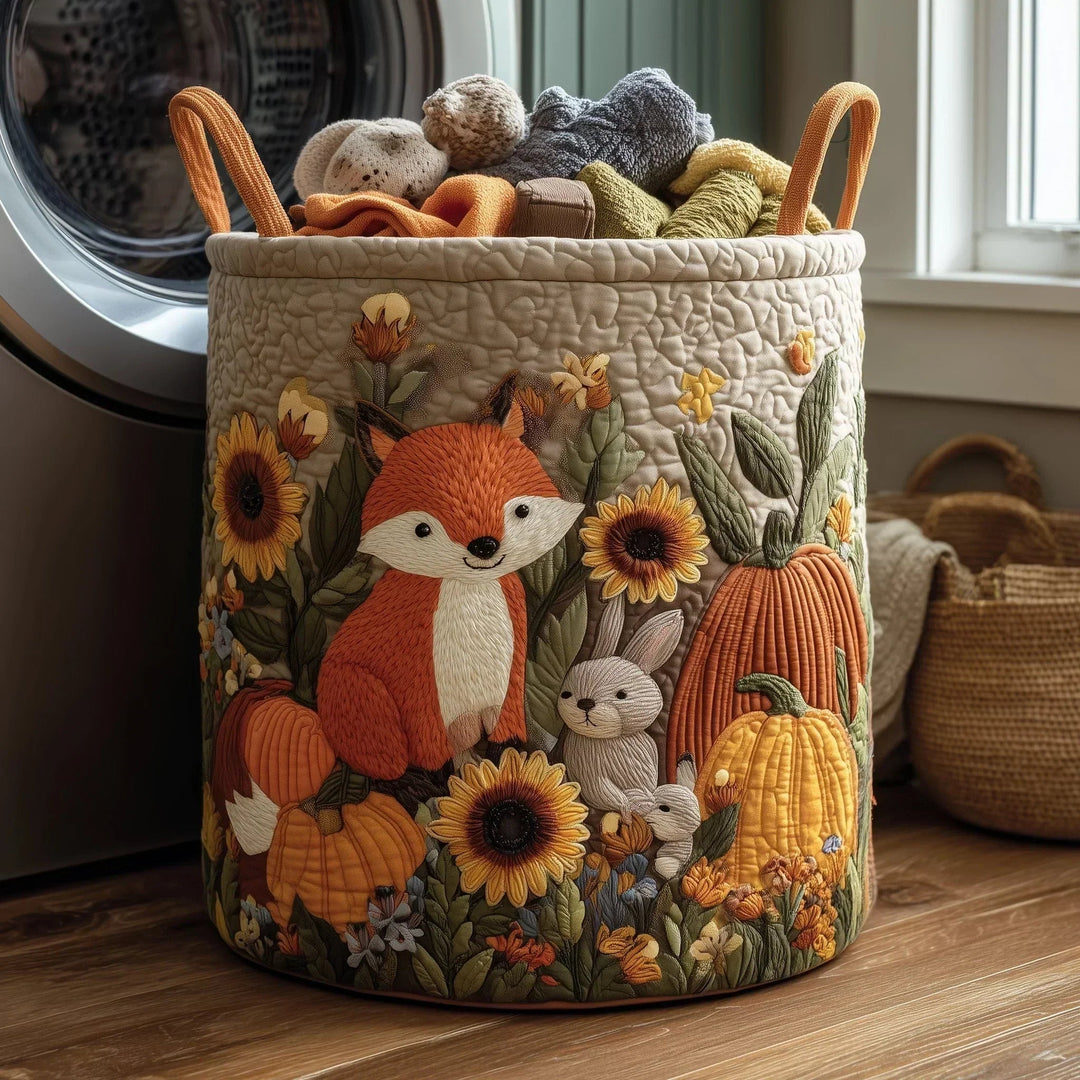 Renard et Amis | Panier de Rangement Matelassé