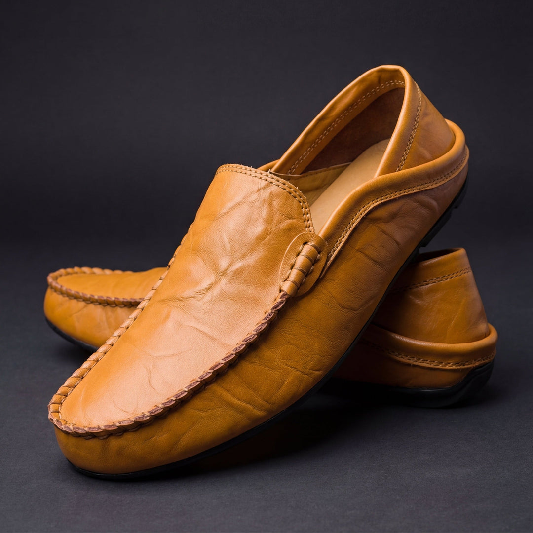 MAISON LUMIÈRE | Mocassins Cuir Souple Antoine