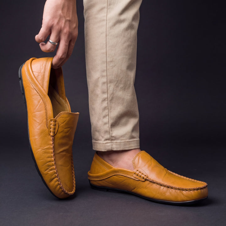 MAISON LUMIÈRE | Mocassins Cuir Souple Antoine