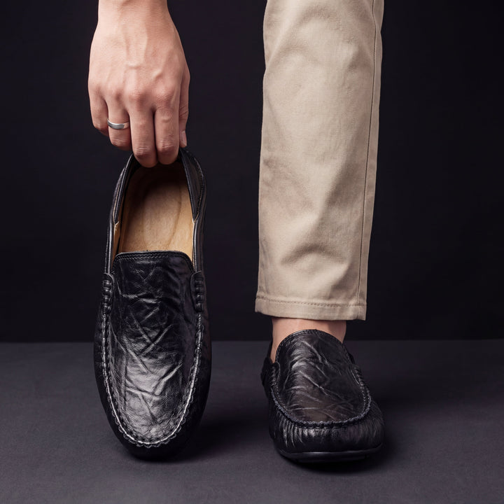 MAISON LUMIÈRE | Mocassins Cuir Souple Antoine