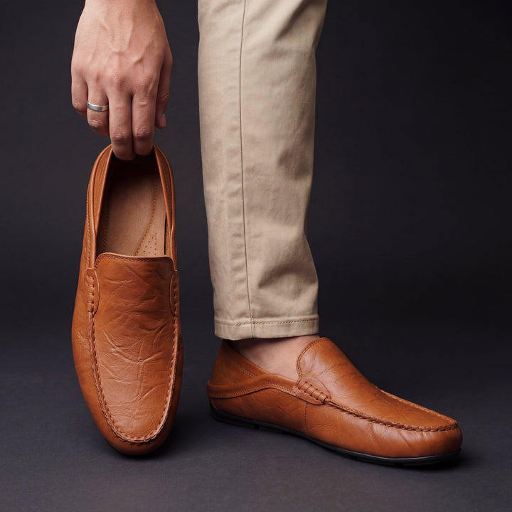 MAISON LUMIÈRE | Mocassins Cuir Souple Antoine