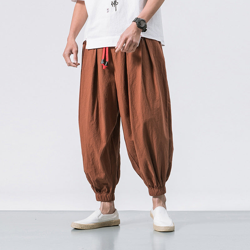 MAISON LUMIÈRE | PANTALONS OVERSIZE EN COTON