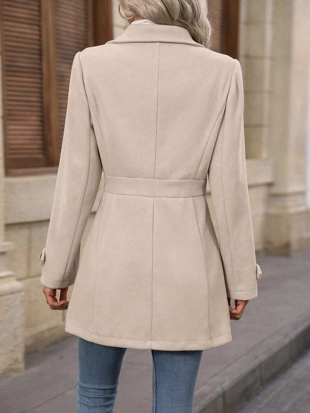 MAISON LUMIÈRE | Manteau Ceinturé Élégant Christine