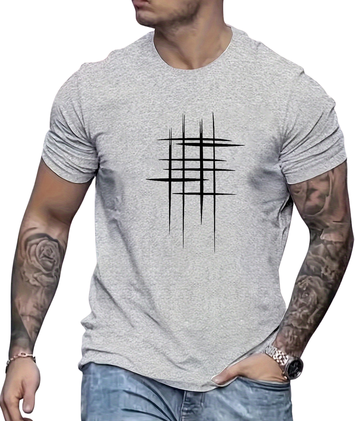Cazel | T-shirt élégant à col rond avec imprimé graphique