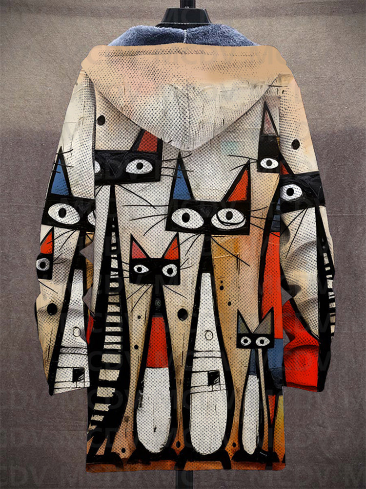 Preston | Veste à capuche avec imprimé artistique
