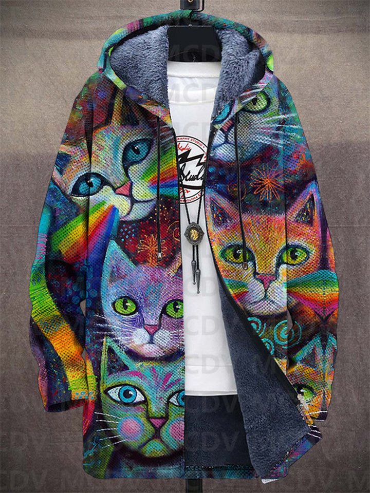 Preston | Veste à capuche avec imprimé artistique