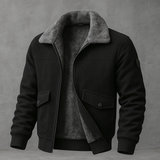 MAISON LUMIÈRE | VESTE POUR HOMME AVEC FAUSSE FOURRURE