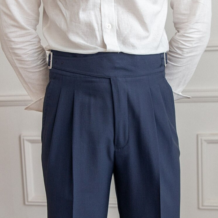 MAISON LUMIÈRE | Pantalon fluide taille haute élégant
