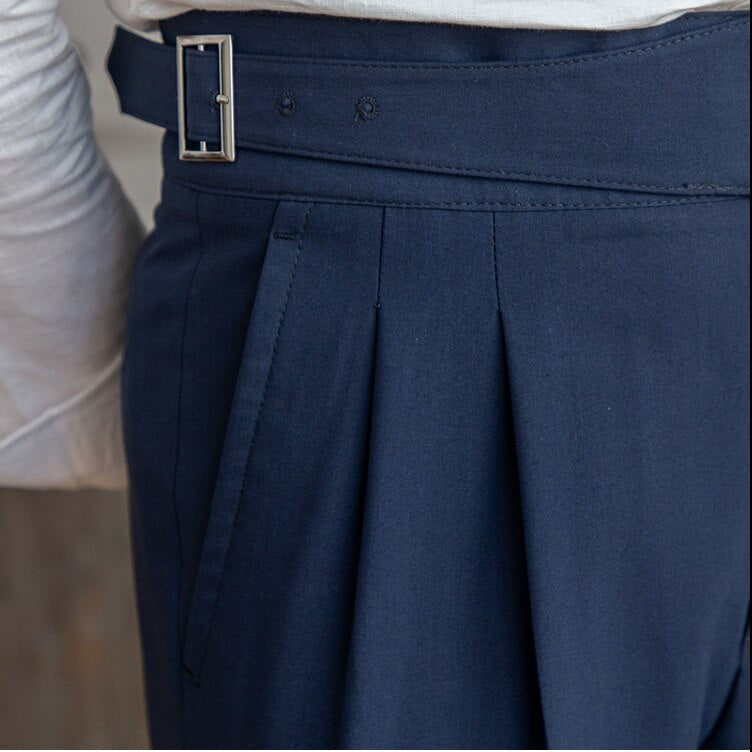 MAISON LUMIÈRE | Pantalon fluide taille haute élégant