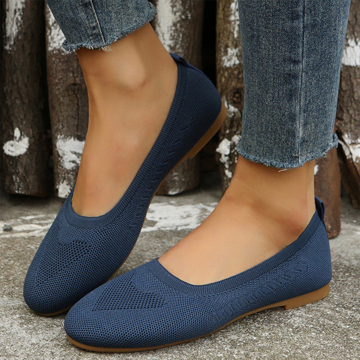 MAISON LUMIÈRE | Ballerines Souples en Maille Brigitte