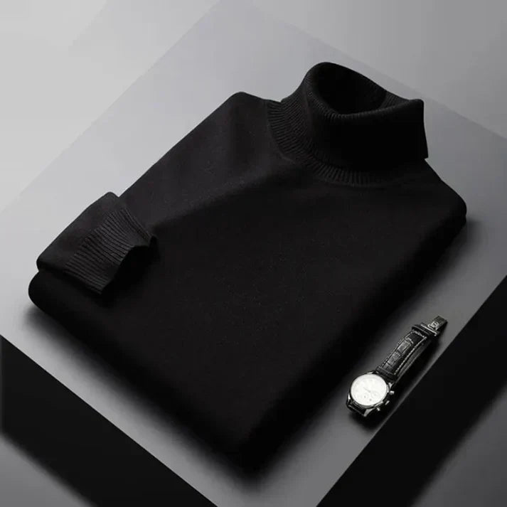 MAISON LUMIÈRE | PULL EN MAILLE À COL ROULÉ POUR HOMME