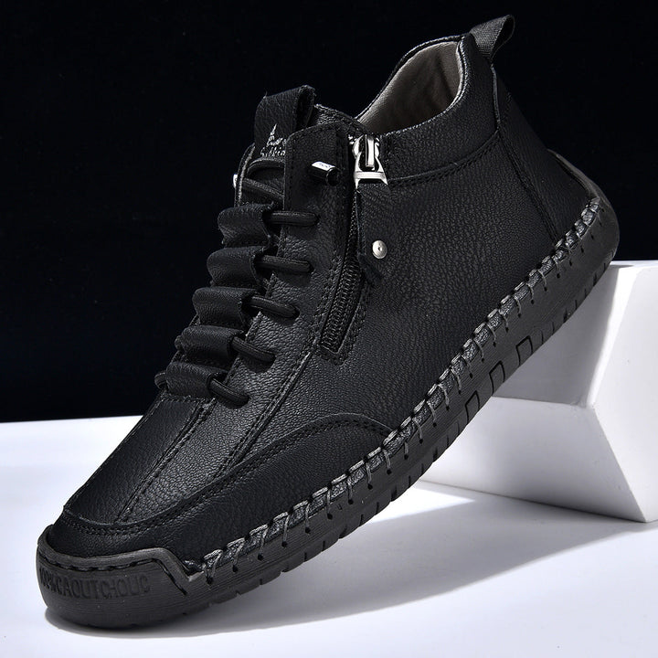 MAISON LUMIÈRE | CHAUSSURES EN NABUK AVEC ZIP POUR HOMME