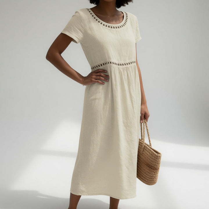 MAISON LUMIÈRE | ROBE BRODÉE POUR FEMME