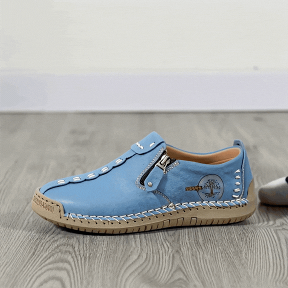 MAISON LUMIÈRE | Mocassins Orthopédiques Confort Zippés Élise