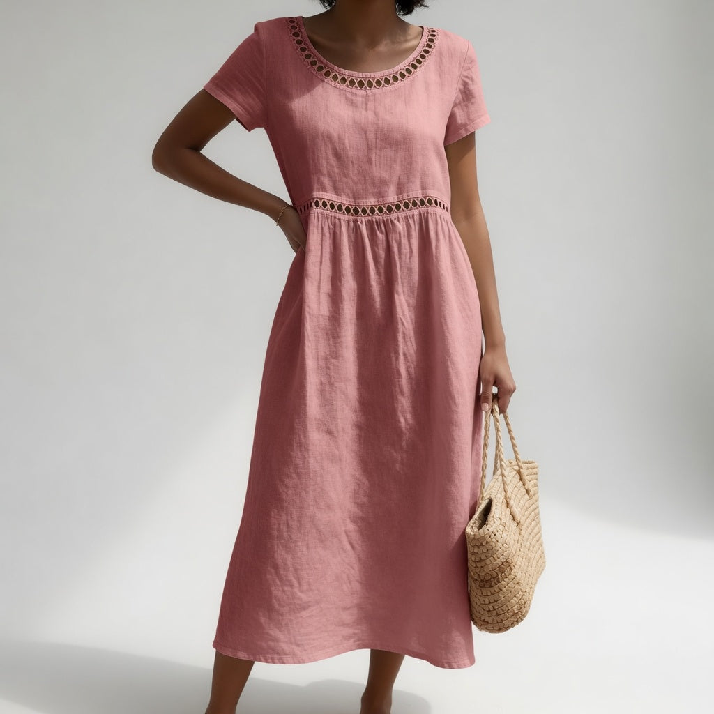 MAISON LUMIÈRE | ROBE BRODÉE POUR FEMME