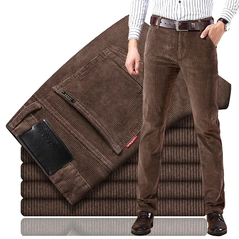 MAISON LUMIÈRE | PANTALON D'HOMME DE LUXE EN MATÉRIAU PREMIUM