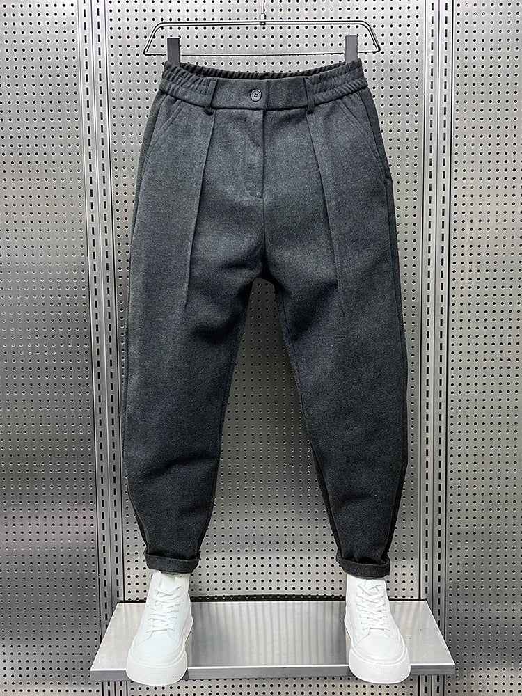 MAISON LUMIÈRE | PANTALONS TAPERED TEXTURÉS