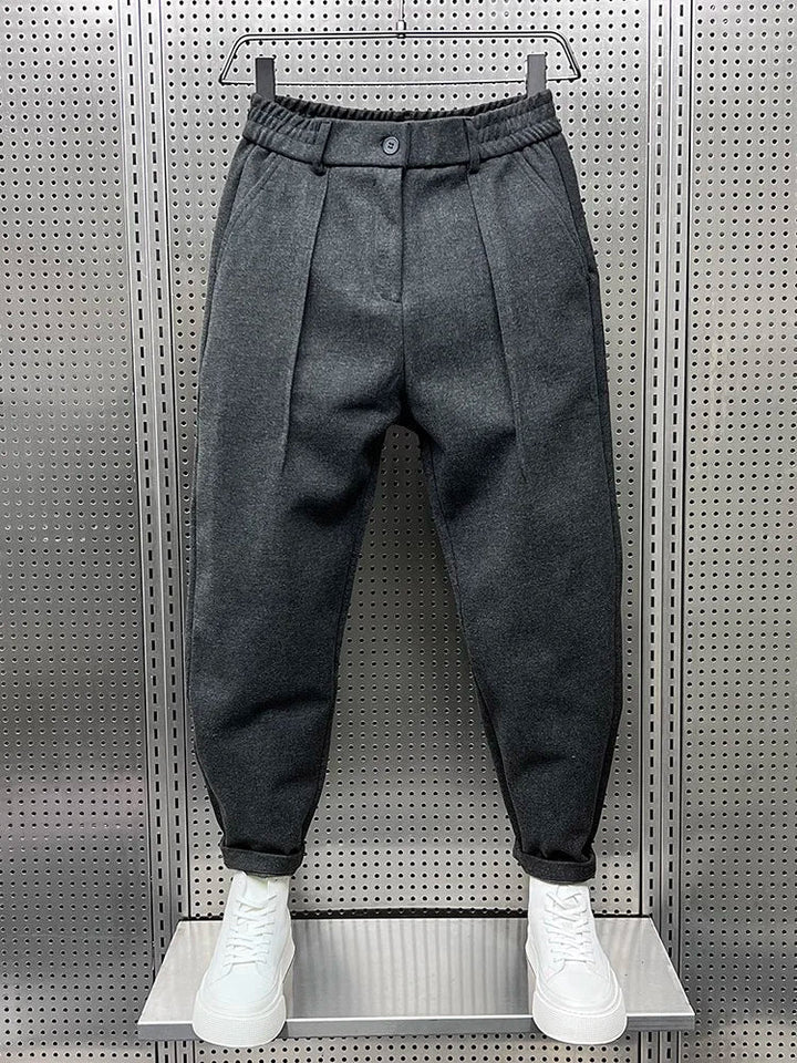MAISON LUMIÈRE | PANTALONS TAPERED TEXTURÉS
