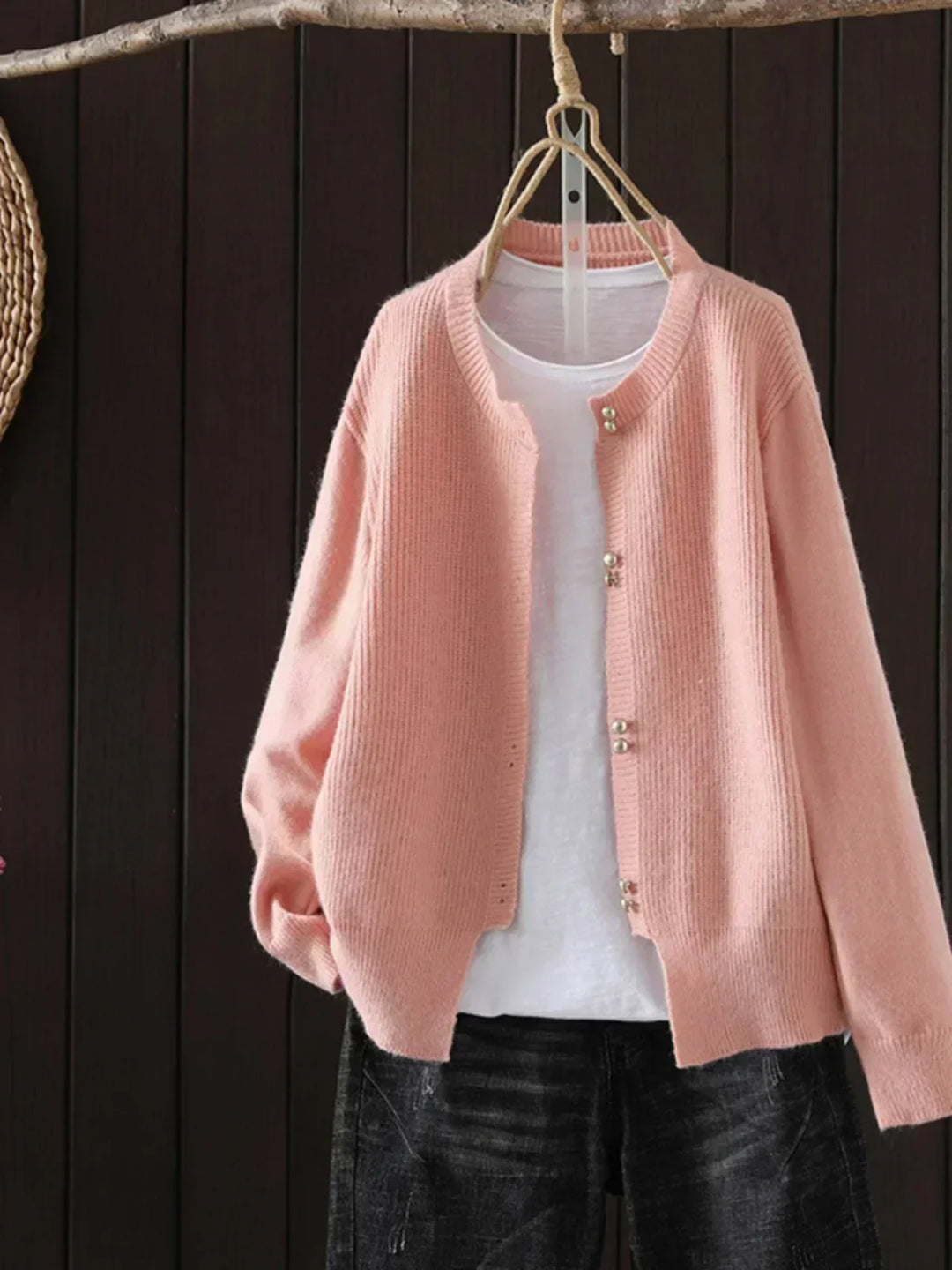 MAISON LUMIÈRE | Cardigan Boutons Nacrés Véronique