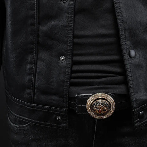 MAISON LUMIÈRE | VESTE EN CUIR MODERNE RIDER