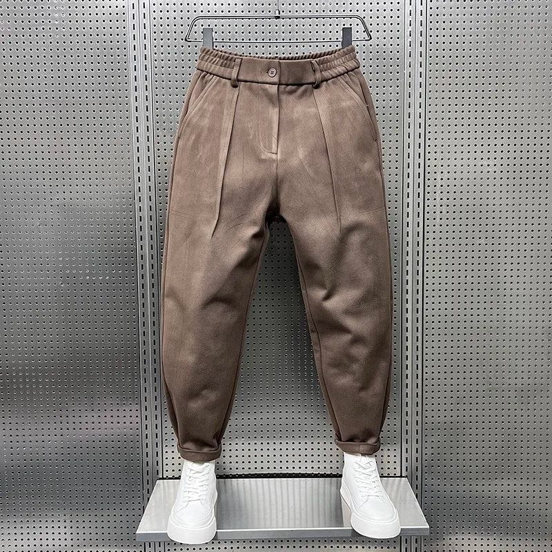 MAISON LUMIÈRE | PANTALONS TAPERED TEXTURÉS
