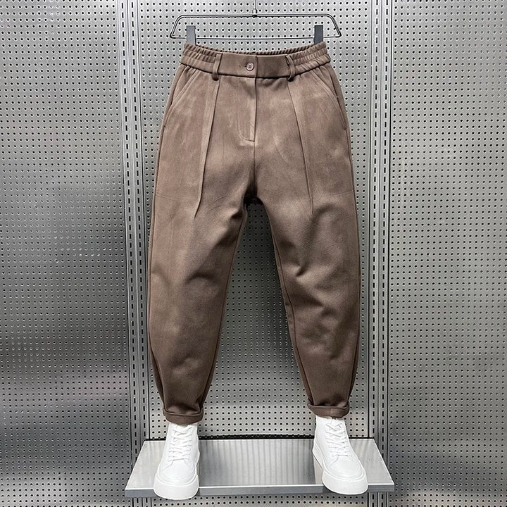 MAISON LUMIÈRE | PANTALONS TAPERED TEXTURÉS