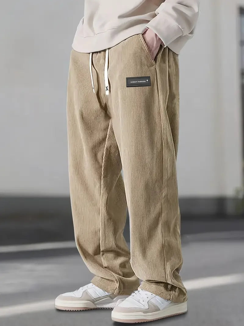 MAISON LUMIÈRE | PANTALON ÉLÉGANT EN VELOURS CÔTELÉ