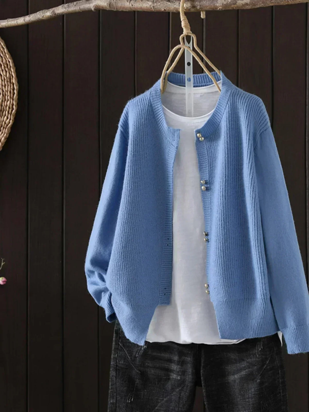 MAISON LUMIÈRE | Cardigan Boutons Nacrés Véronique