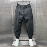 MAISON LUMIÈRE | PANTALONS TAPERED TEXTURÉS