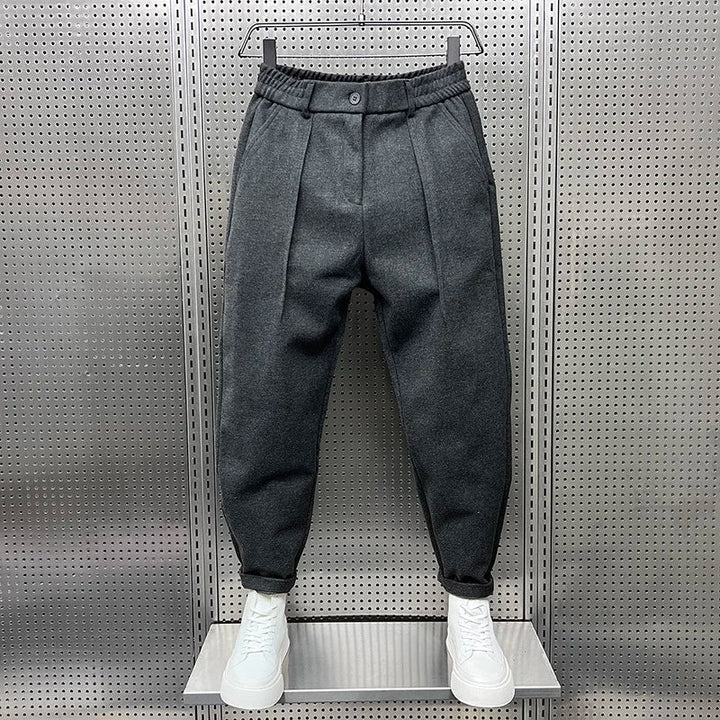 MAISON LUMIÈRE | PANTALONS TAPERED TEXTURÉS