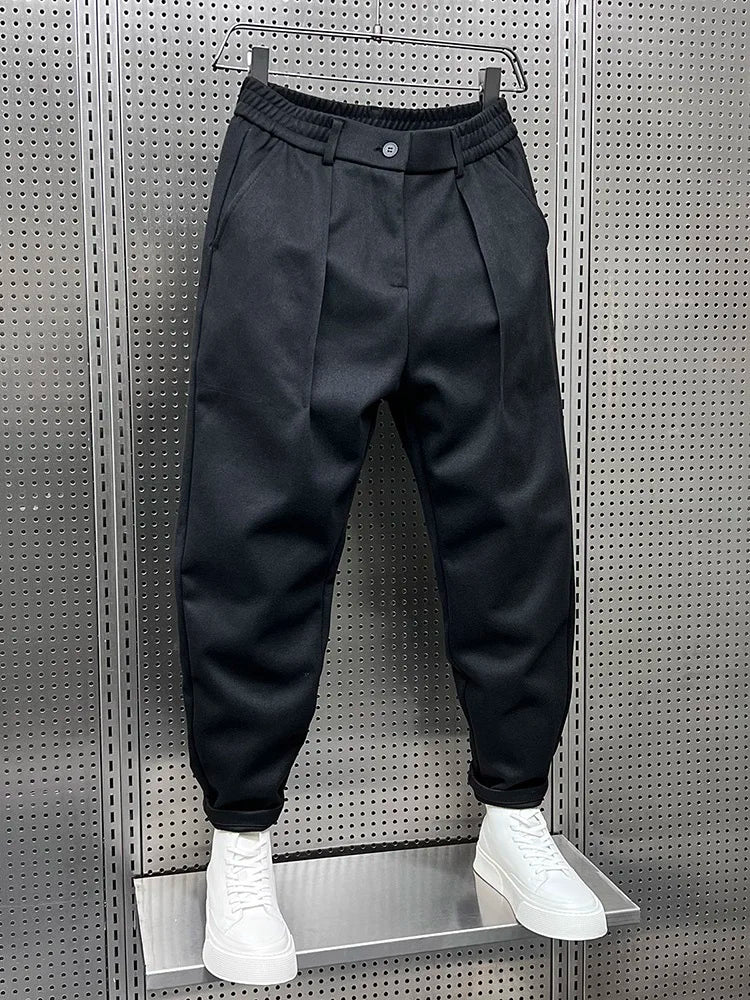 MAISON LUMIÈRE | PANTALONS TAPERED TEXTURÉS
