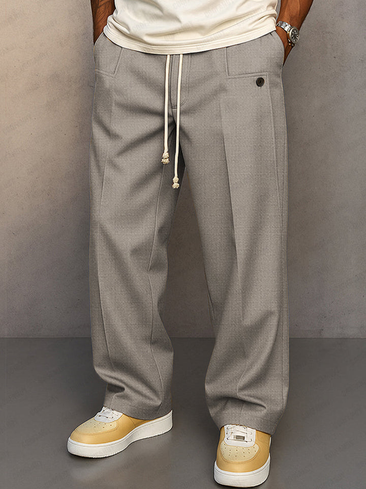 MAISON LUMIÈRE | PANTALONS ÉLÉGANTS AVEC CORDON