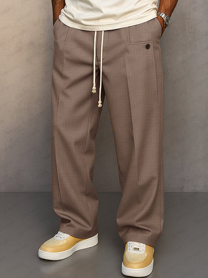 MAISON LUMIÈRE | PANTALONS ÉLÉGANTS AVEC CORDON