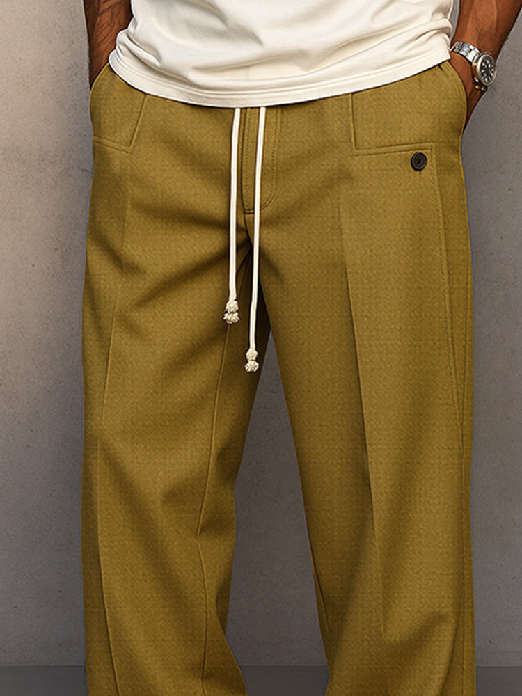 MAISON LUMIÈRE | PANTALONS ÉLÉGANTS AVEC CORDON