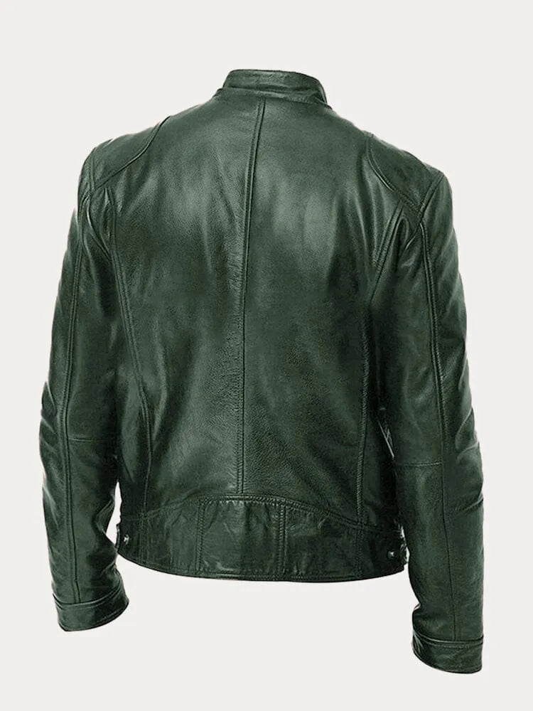 MAISON LUMIÈRE | VESTE DÉCONTRACTÉE EN CUIR