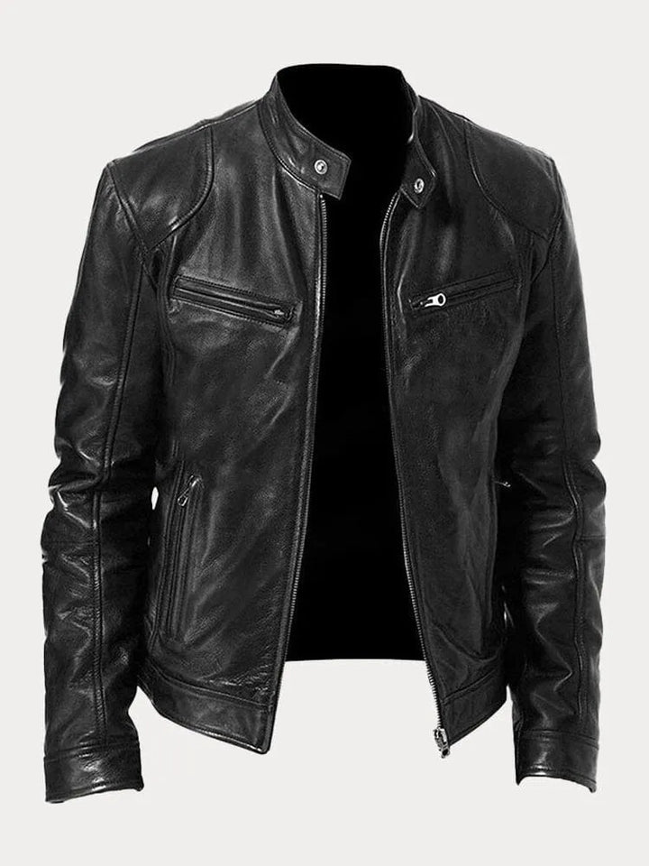 MAISON LUMIÈRE | VESTE DÉCONTRACTÉE EN CUIR