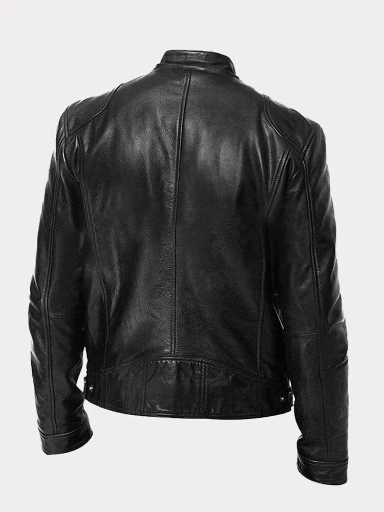 MAISON LUMIÈRE | VESTE DÉCONTRACTÉE EN CUIR