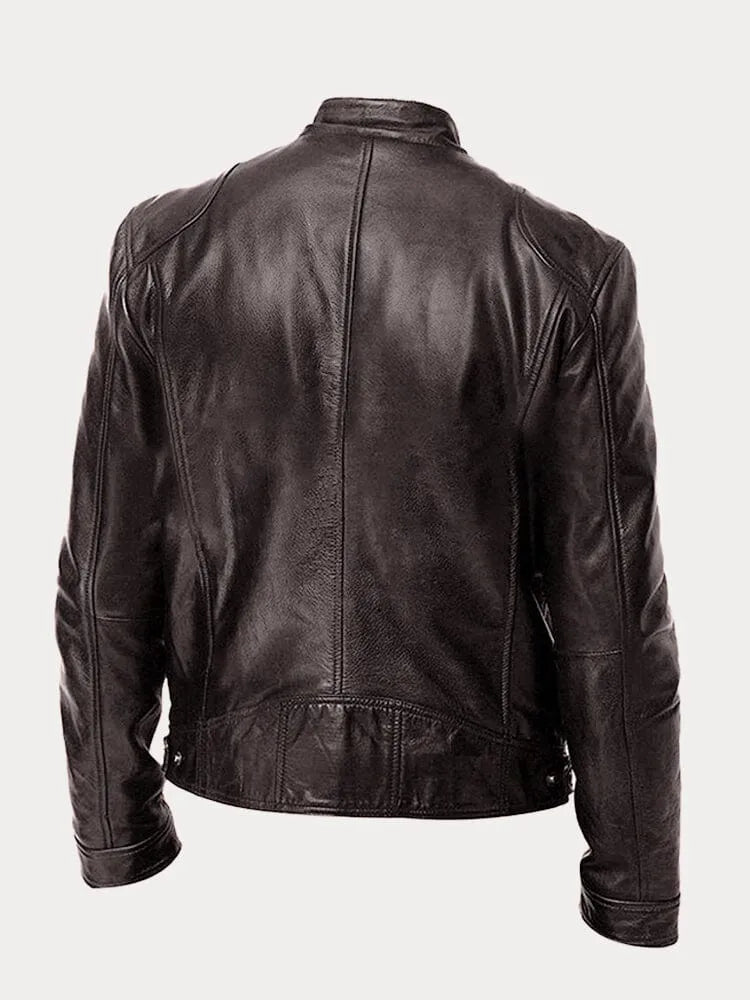 MAISON LUMIÈRE | VESTE DÉCONTRACTÉE EN CUIR