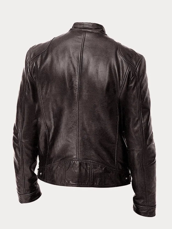 MAISON LUMIÈRE | VESTE DÉCONTRACTÉE EN CUIR