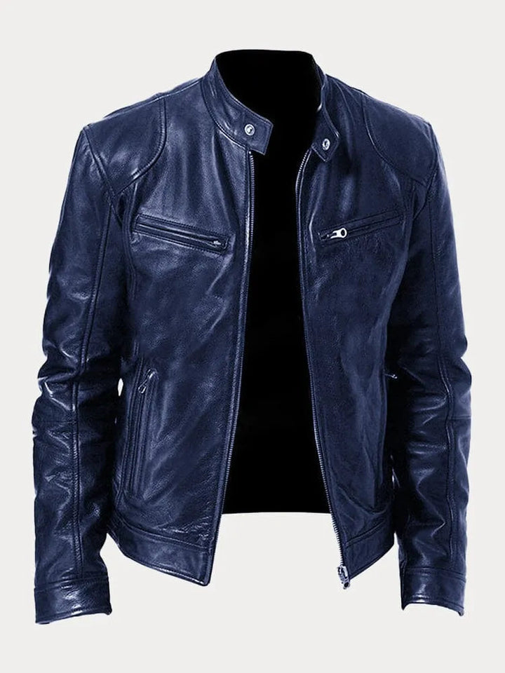 MAISON LUMIÈRE | VESTE DÉCONTRACTÉE EN CUIR