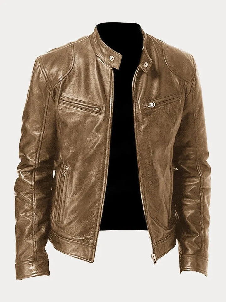 MAISON LUMIÈRE | VESTE DÉCONTRACTÉE EN CUIR